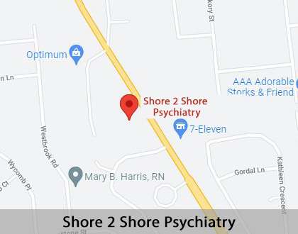 Map image for Psychiatric Evaluations in Port Jefferson Station, NY